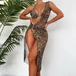 leopard swimsuitcove 3 pc