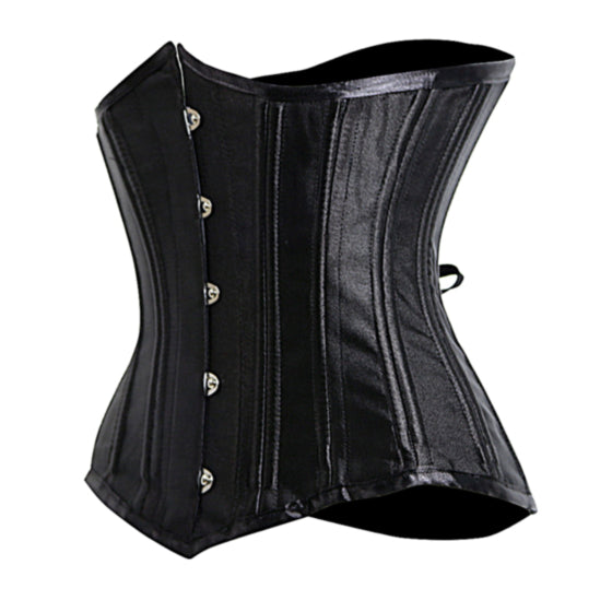 Court abdomen in slim fit lace up corset