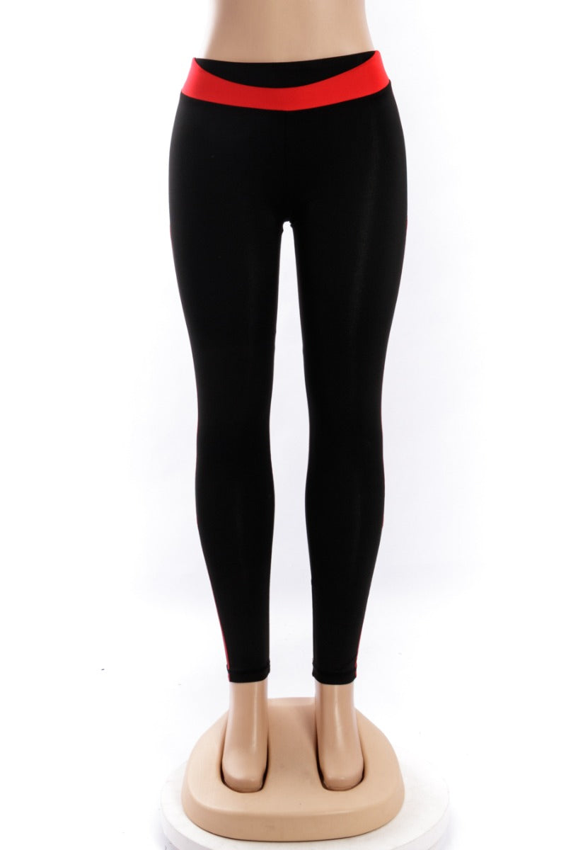 Splice heart yoga pants leggings