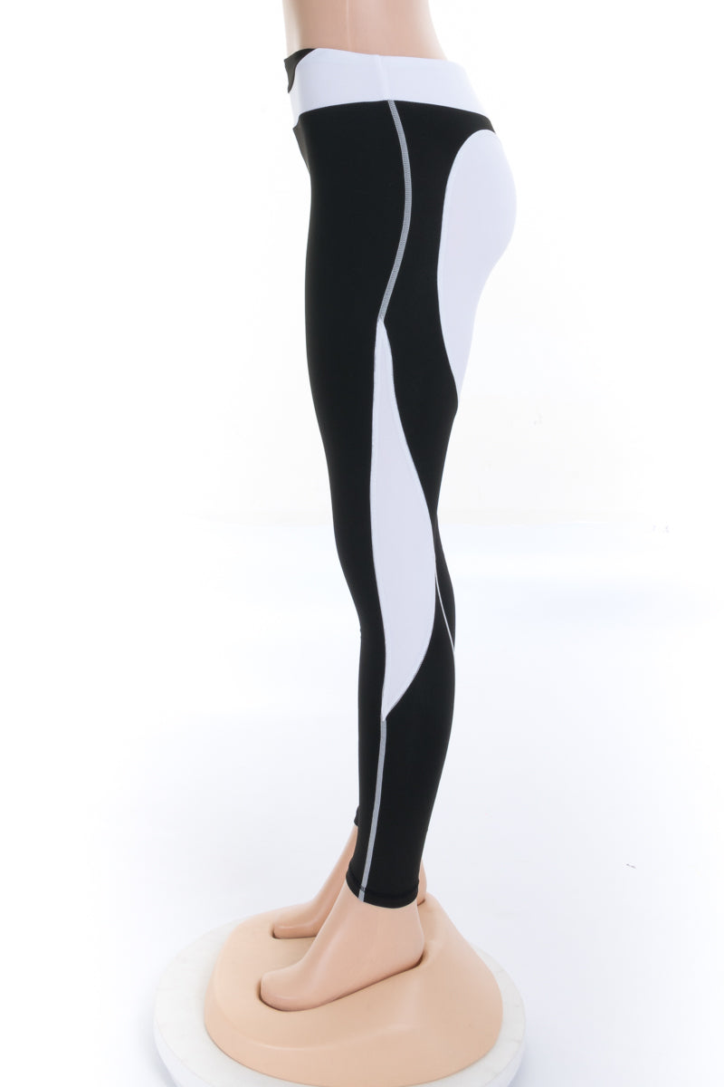 Splice heart yoga pants leggings