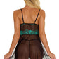 Mesh see-through sexy babydoll (with G-strings)