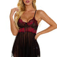 Mesh see-through sexy babydoll (with G-strings)