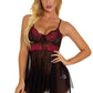 Mesh see-through sexy babydoll (with G-strings)