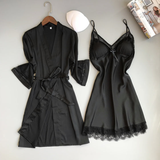 Sexy Satin 2 pc babydoll