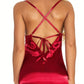 Lace Hollow Open Back Babydoll